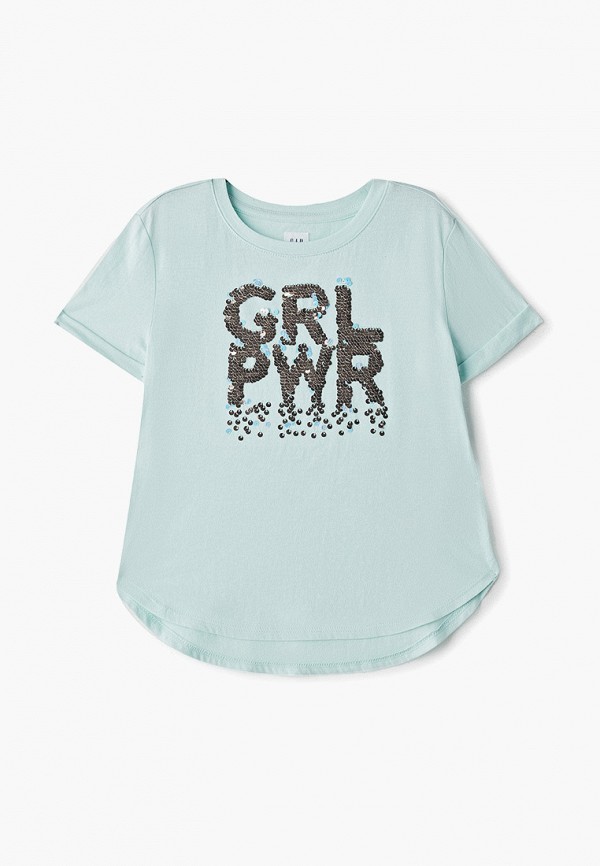 

Футболка Gap, Бирюзовый