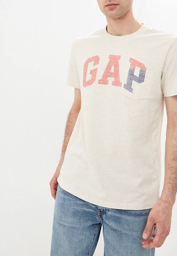 

Футболка Gap, Бежевый
