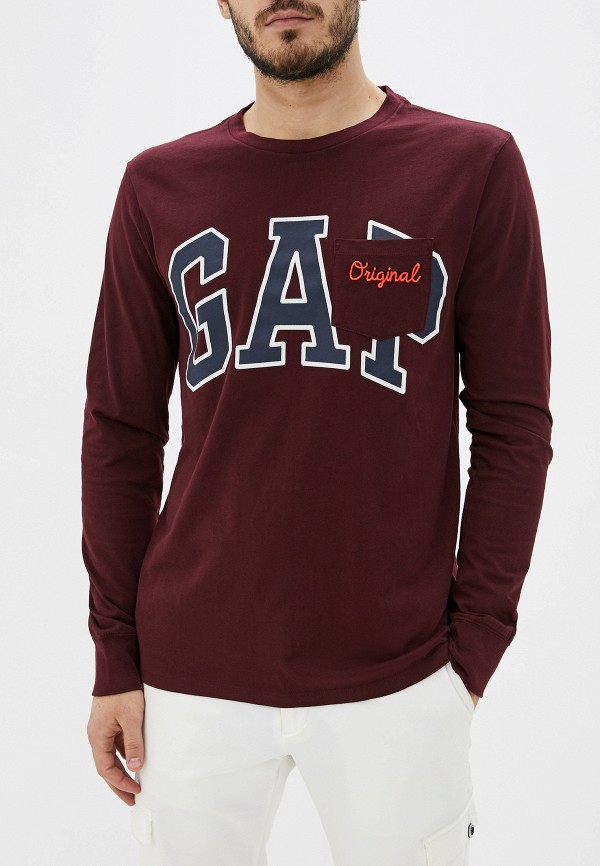 

Лонгслив Gap, Бордовый