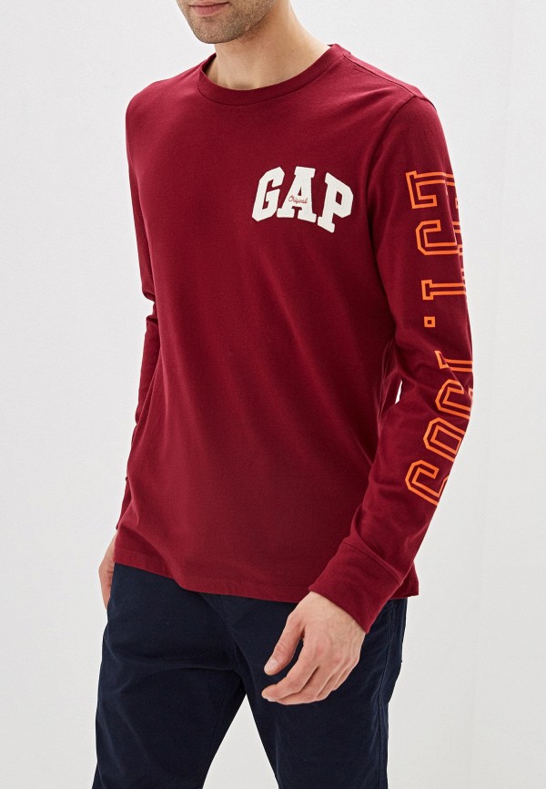 

Лонгслив Gap, Бордовый