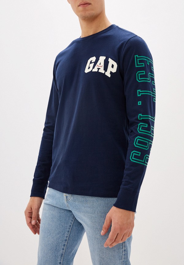 

Лонгслив Gap, Синий
