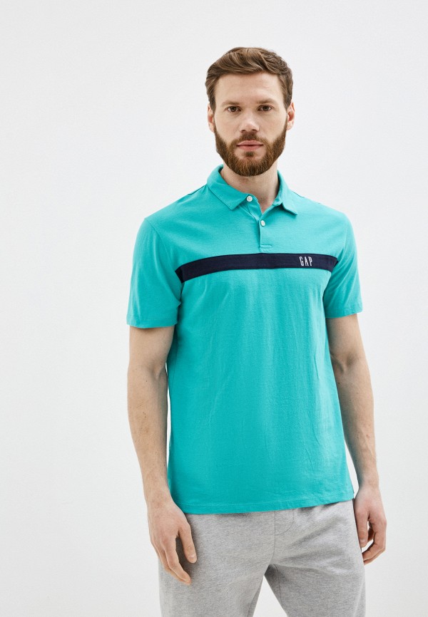 

Поло Gap, Бирюзовый, Gap GA020EMJHUY3