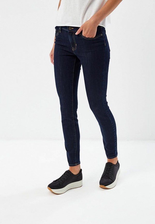 Джинсы Gap, V-LEGGING RINSE, Синий