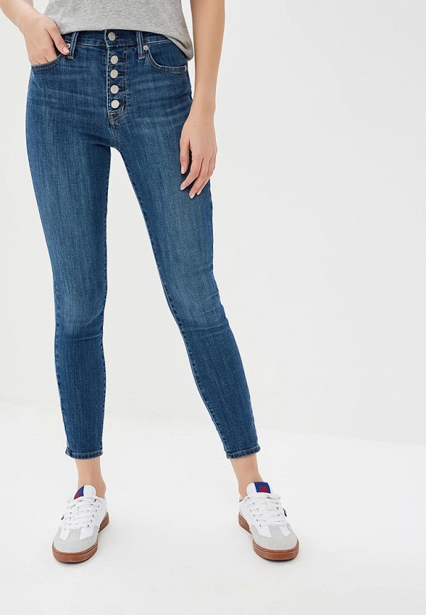 

Джинсы Gap, V-LEGGING HR EXP BTTNFLY MED APPLE, Синий