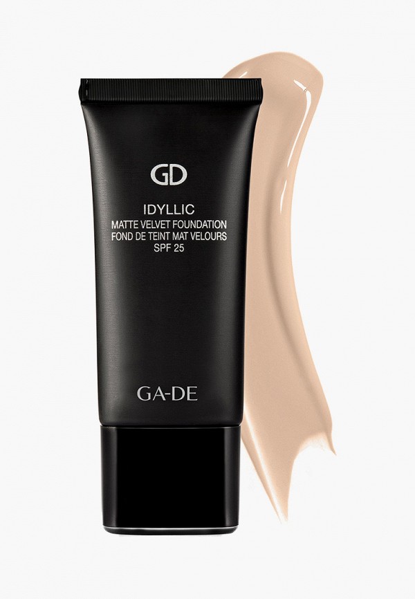 

Тональное средство Ga-De, Бежевый, матирующее IDYLLIC MATTE VELVET № 105, 30 мл