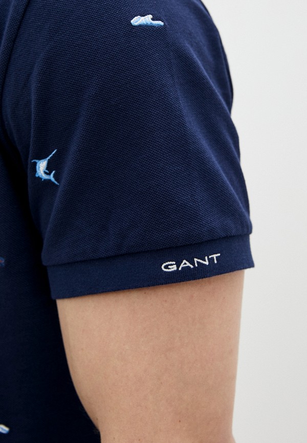 

Поло Gant, Синий, Gant GA121EMHXHA4
