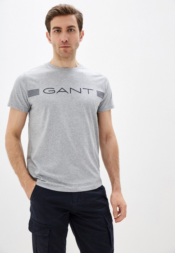 

Футболка Gant, Серый
