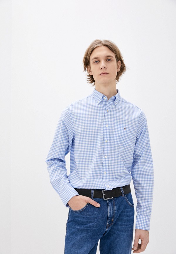 

Рубашка Gant, Голубой, Gant GA121EMHXHD1