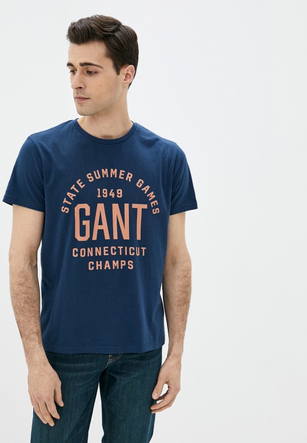 

Футболка Gant, Синий
