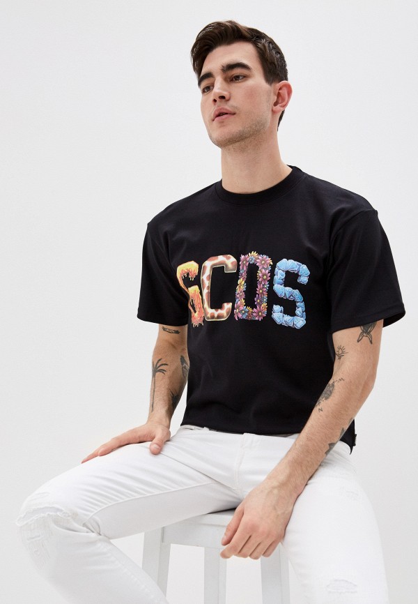 

Футболка GCDS, Черный, MUTATION LOGO TEE
