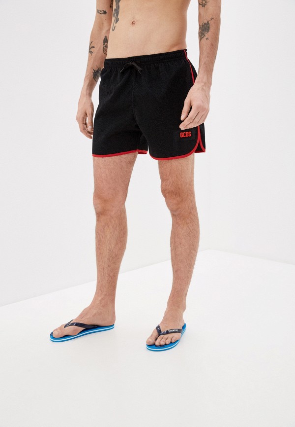 

Шорты для плавания GCDS, Черный, LUREX SWIM SHORTS