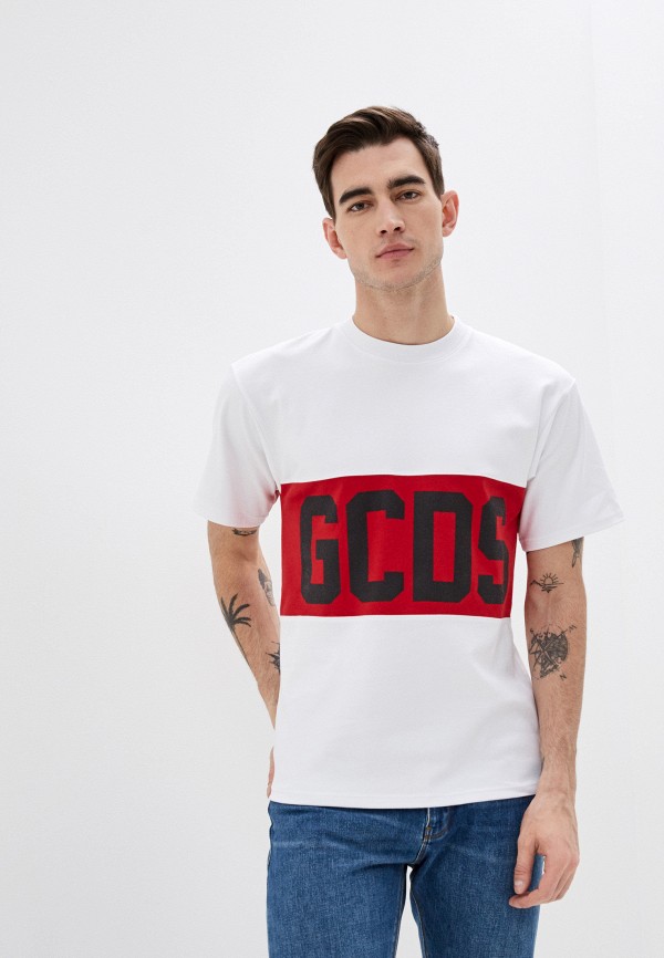 

Футболка GCDS, Белый, BAND LOGO TEE