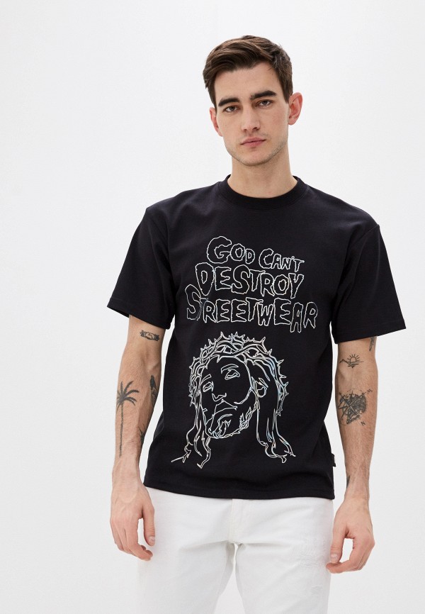 

Футболка GCDS, Черный, JESUS TEE