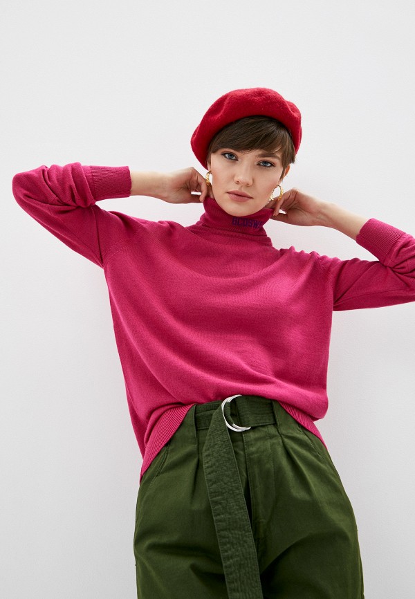 

Водолазка GCDS, Розовый, BASIC LOGO TURTLENECK