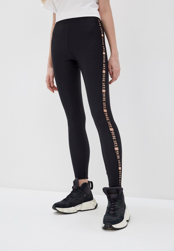 

Леггинсы GCDS, Черный, NEW CONTINUATIVE LEGGINS