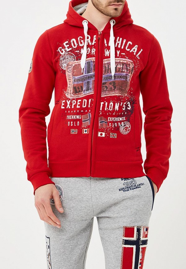 

Толстовка Geographical Norway, Красный