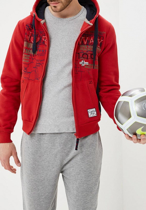 

Толстовка Geographical Norway, Красный
