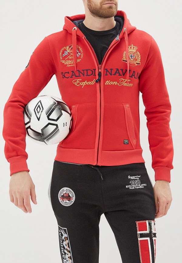 

Толстовка Geographical Norway, Красный
