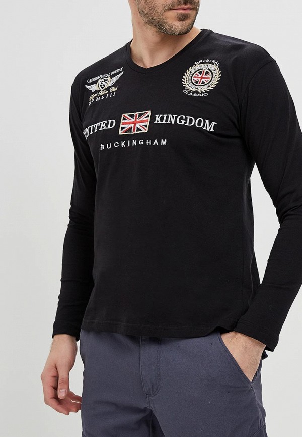 

Лонгслив Geographical Norway, Черный
