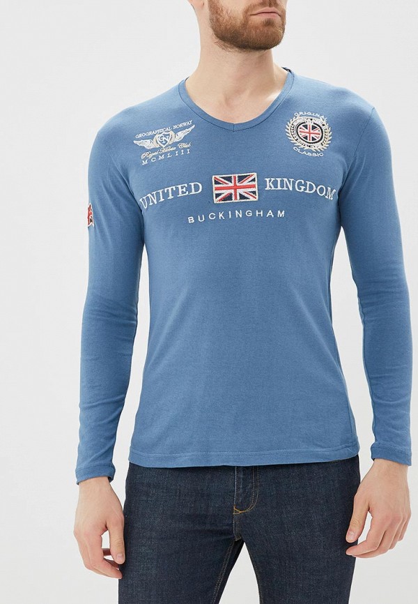 

Лонгслив Geographical Norway, Синий