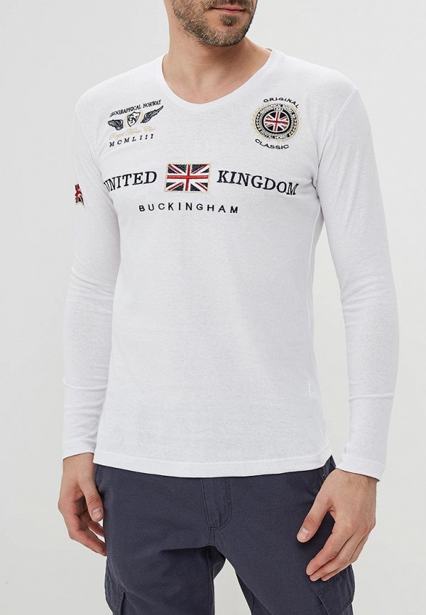 

Лонгслив Geographical Norway, Белый
