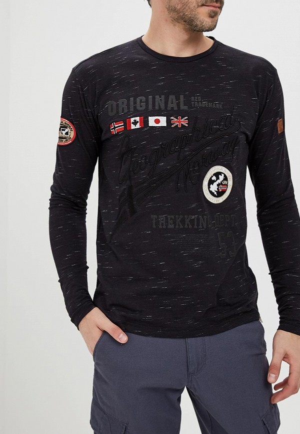 

Лонгслив Geographical Norway, Черный