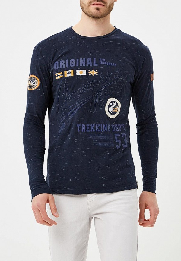 

Лонгслив Geographical Norway, Синий