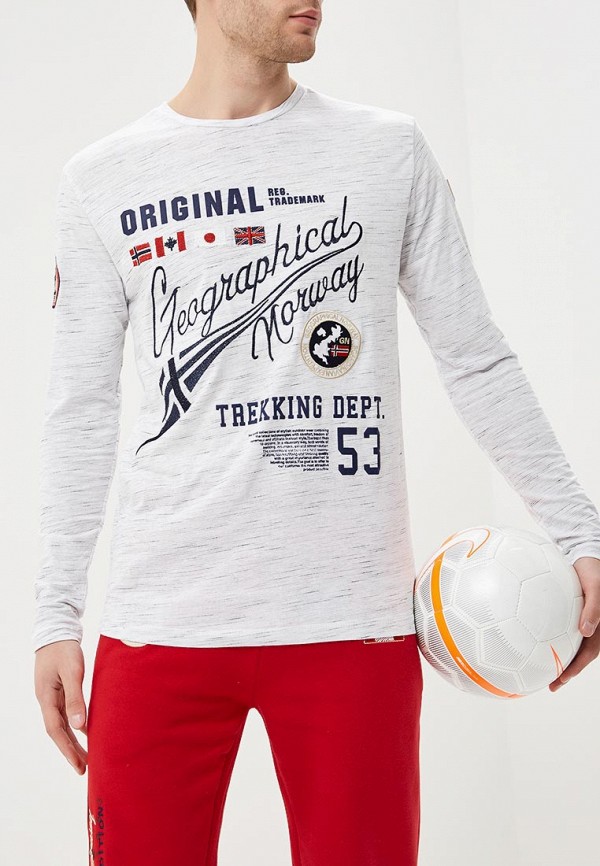

Лонгслив Geographical Norway, Белый