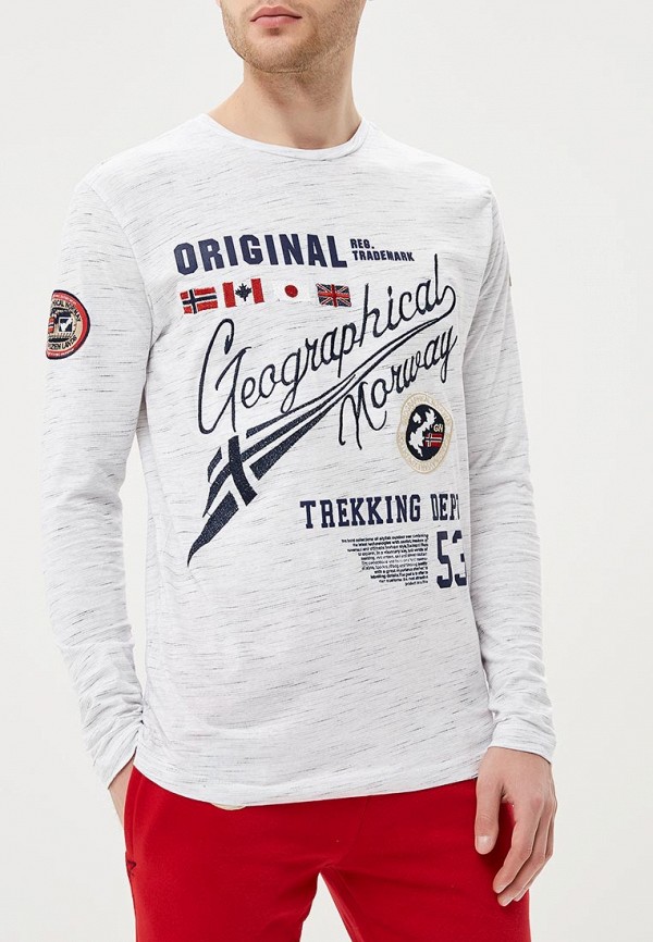 

Лонгслив Geographical Norway, Белый