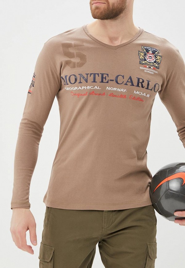 

Лонгслив Geographical Norway, Бежевый
