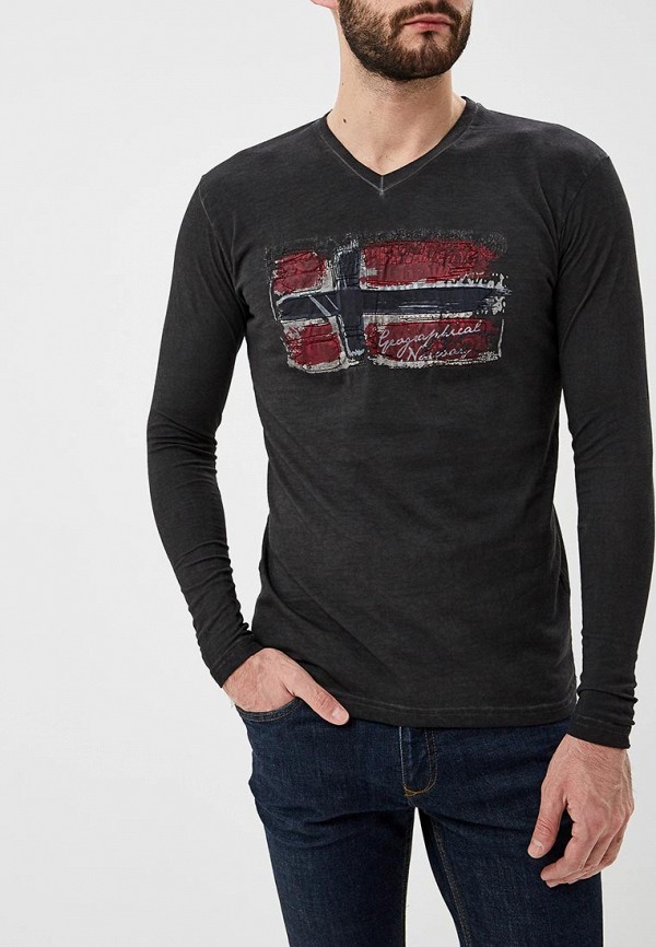 

Лонгслив Geographical Norway, Черный
