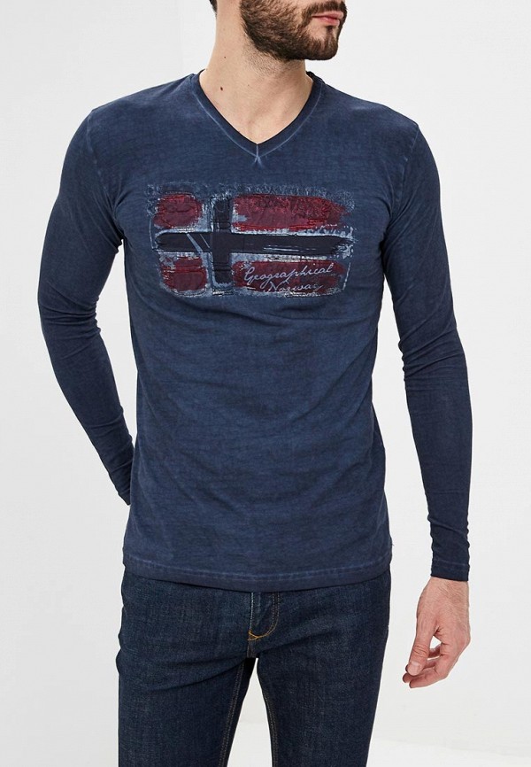 

Лонгслив Geographical Norway, Синий