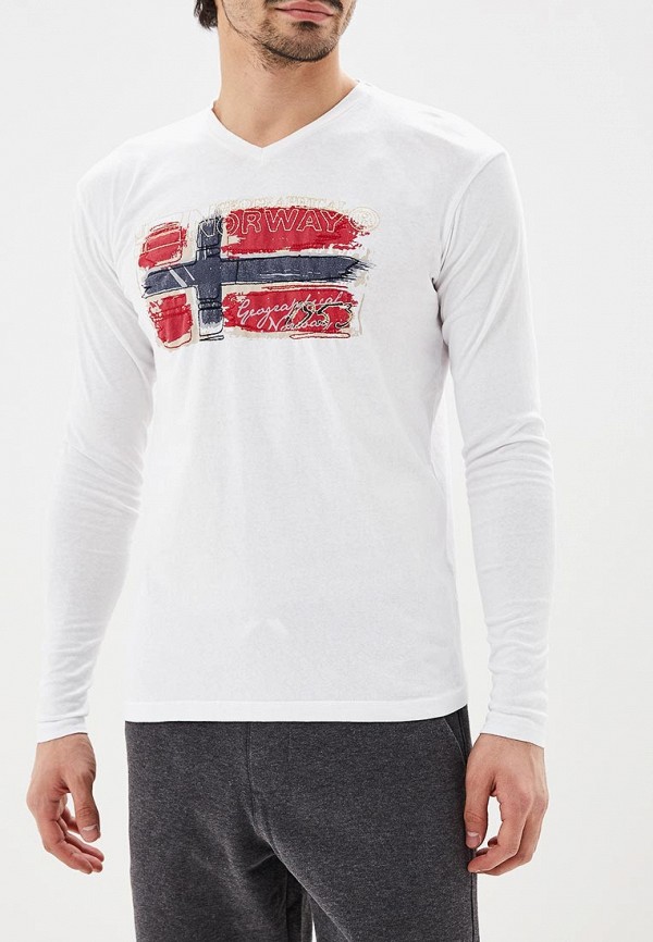 

Лонгслив Geographical Norway, Белый