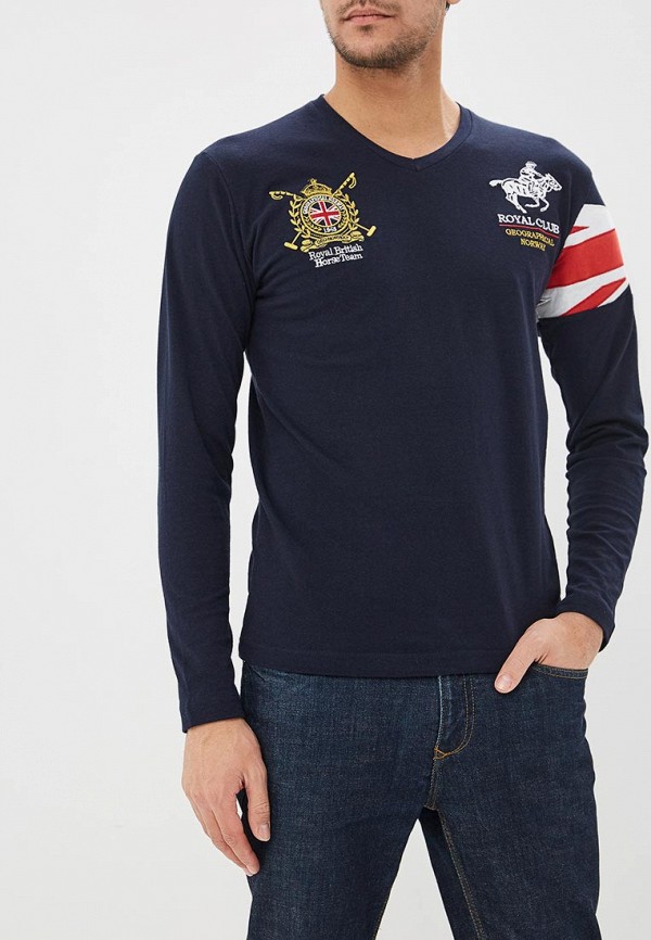 

Лонгслив Geographical Norway, Синий