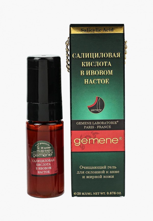 

Гель для лица Gemene, в ивовом настое, 20 мл помпа
