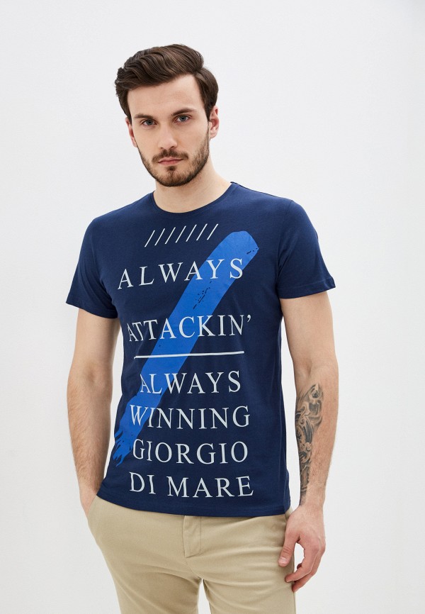 

Футболка Giorgio Di Mare, Синий, Giorgio Di Mare GI031EMJDKW9