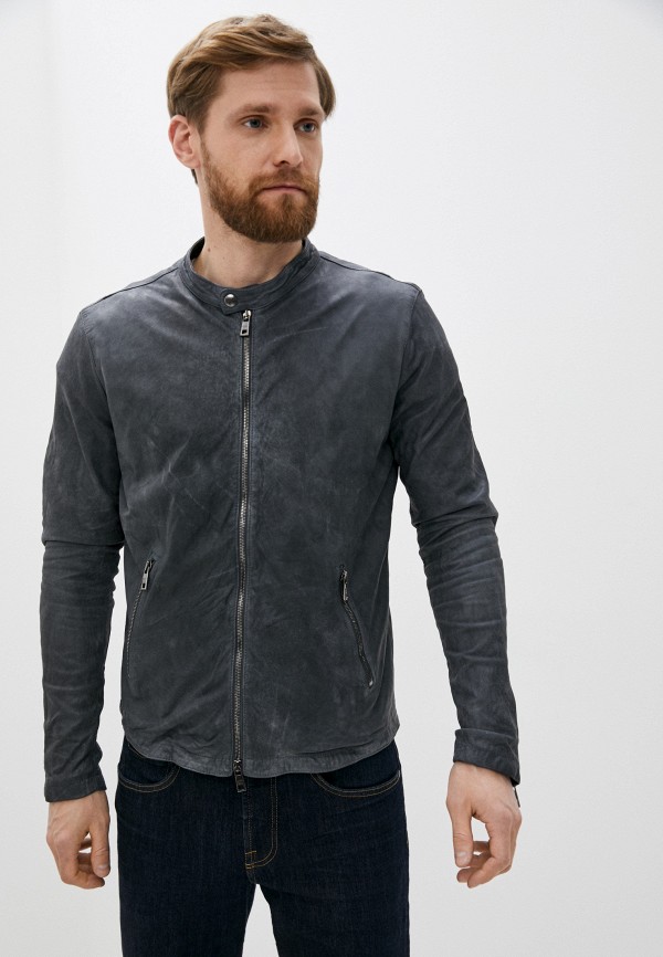 

Куртка кожаная Giorgio Brato, Серый