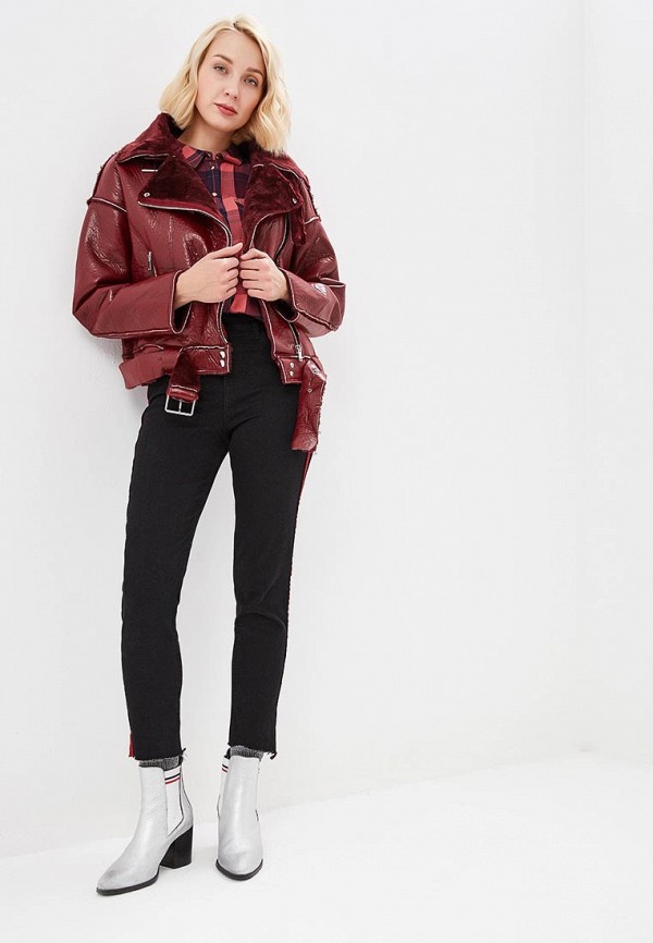 

Дубленка Glamorous, Бордовый, Glamorous GL008EWCGGQ8