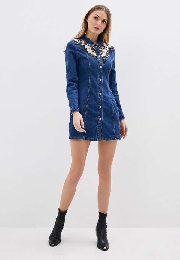 

Платье джинсовое Glamorous, Синий, Glamorous GL008EWHQZC2
