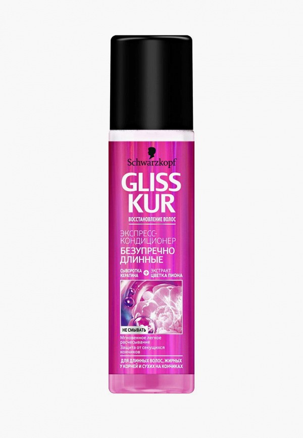 

Кондиционер для волос Gliss Kur, Безупречно длинные, 200 мл, Прозрачный