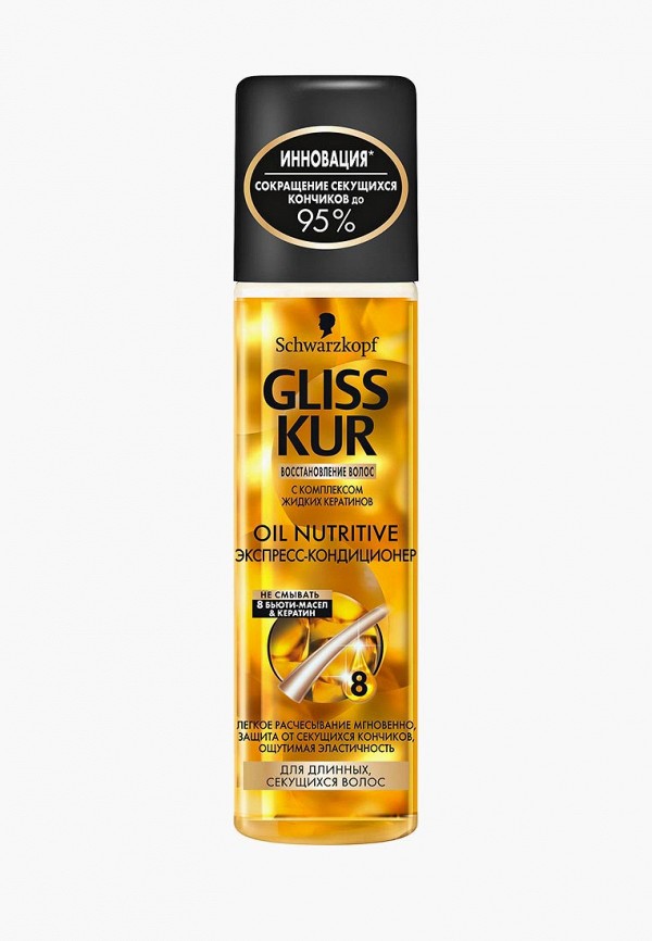 

Спрей для волос Gliss Kur, Экспресс Nutritive, 200 мл, Прозрачный
