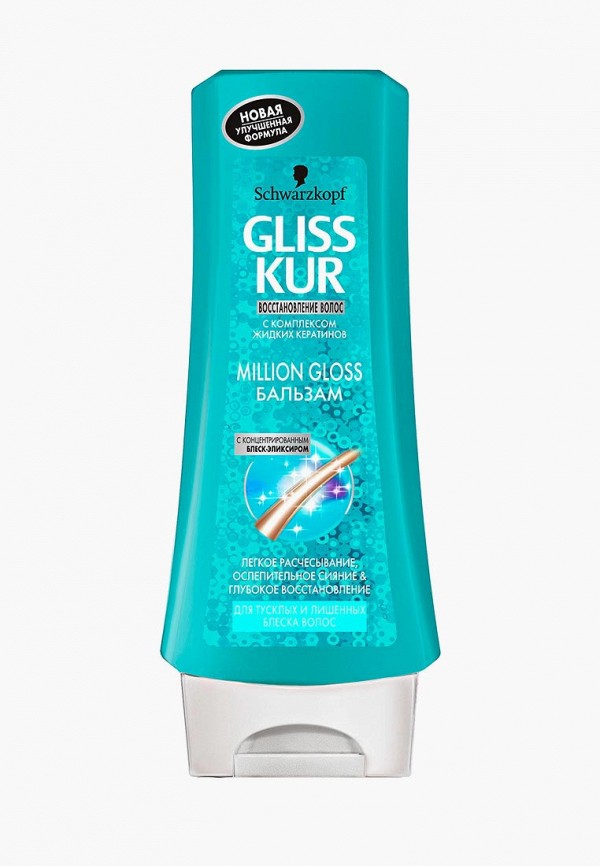 

Бальзам для волос Gliss Kur, Million Gloss, 200 мл