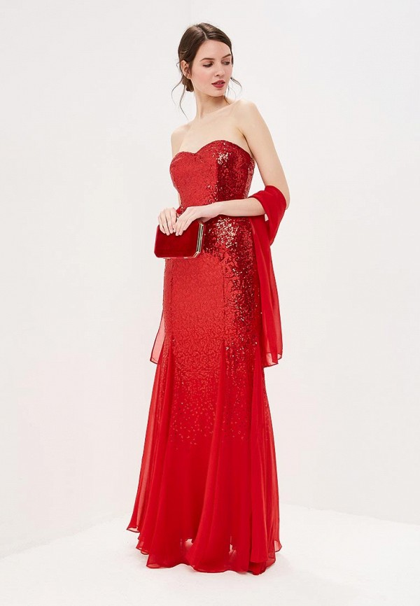 

Платье Goddiva, Красный, Goddiva GO014EWEQJQ9