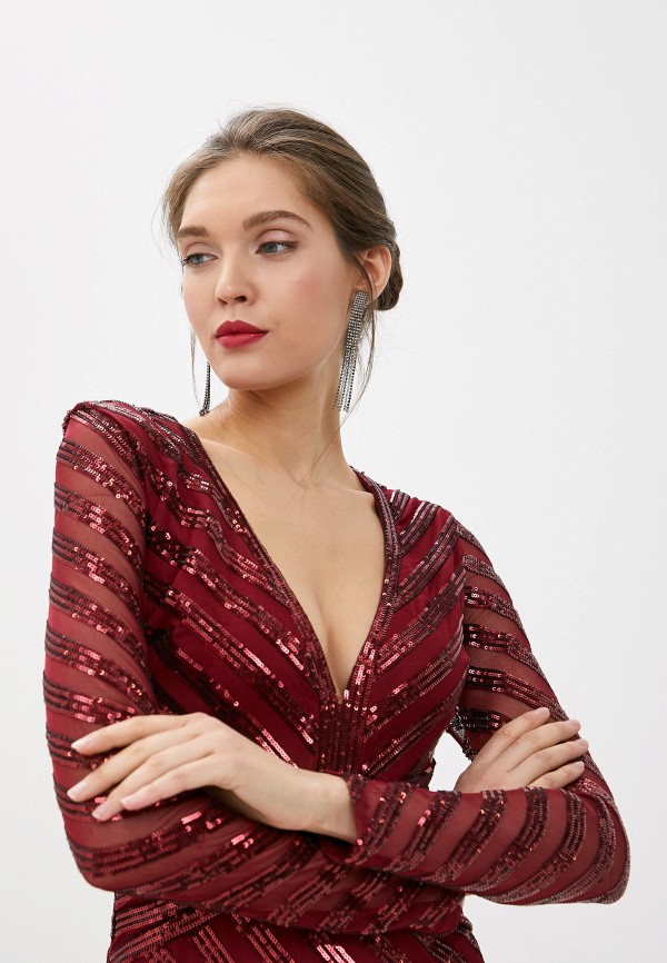 

Платье Goddiva, Бордовый, Goddiva GO014EWGOCG4