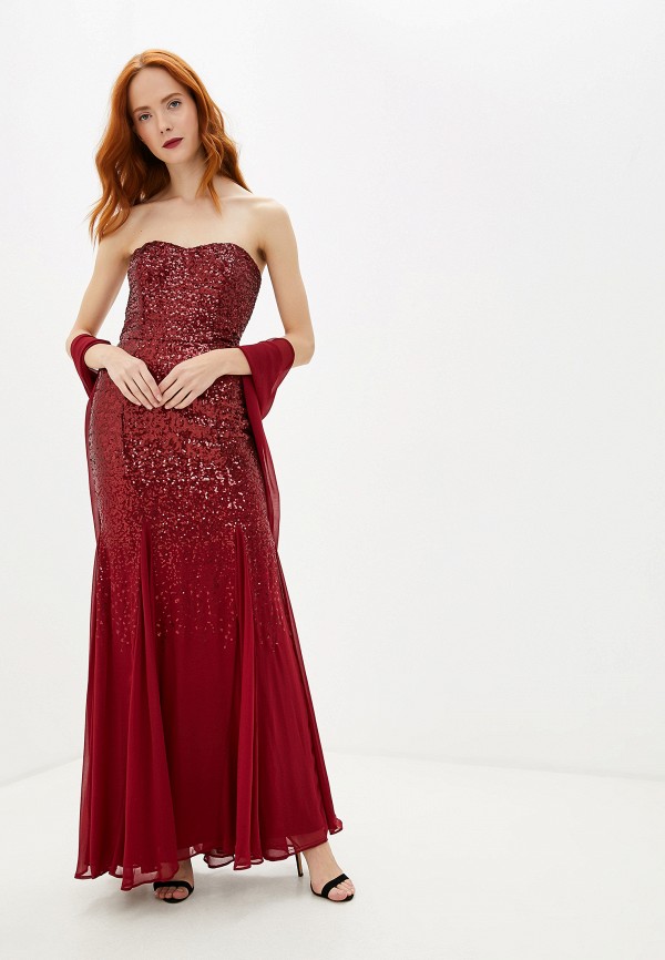 

Платье Goddiva, Бордовый, Goddiva GO014EWGODX4