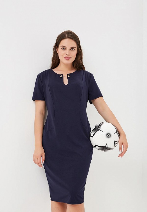 

Платье Goddiva Size Plus, Синий