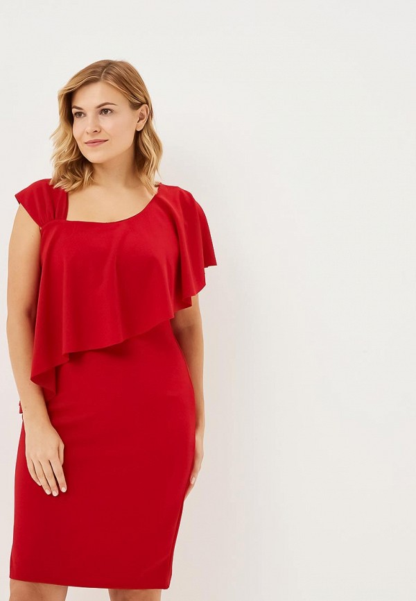 

Платье Goddiva Size Plus, Красный