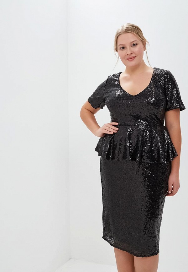 

Платье Goddiva Size Plus, Goddiva Size Plus GO015EWCSIL5, Черный