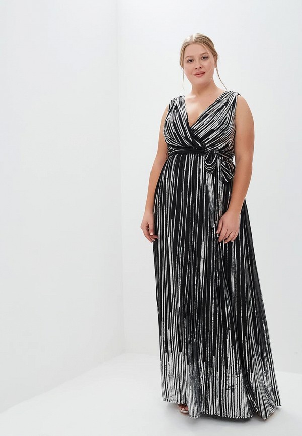 

Платье Goddiva Size Plus, Черный