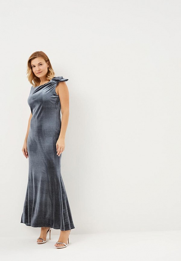 

Платье Goddiva Size Plus, Серый